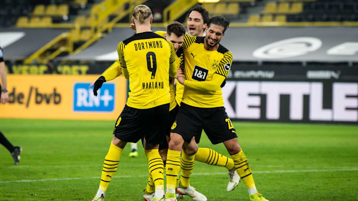 Thomas Meunier, Erling Haaland, Mats Hummels, Emre Can