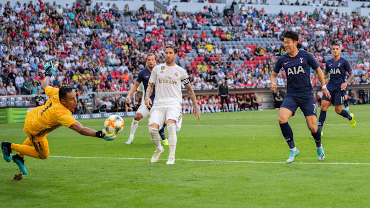 Heung-Min Son, Keylor Navas, Sergio Ramos
