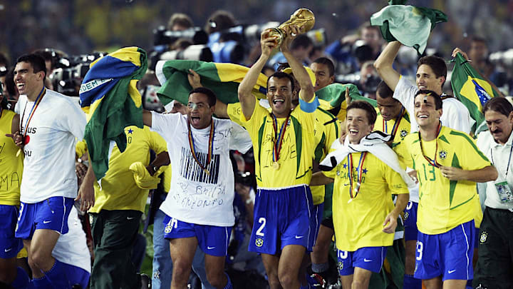 Brasil celebra el título de 2002, el último en su historia Brasil celebra el título de 2002, el último en su historia