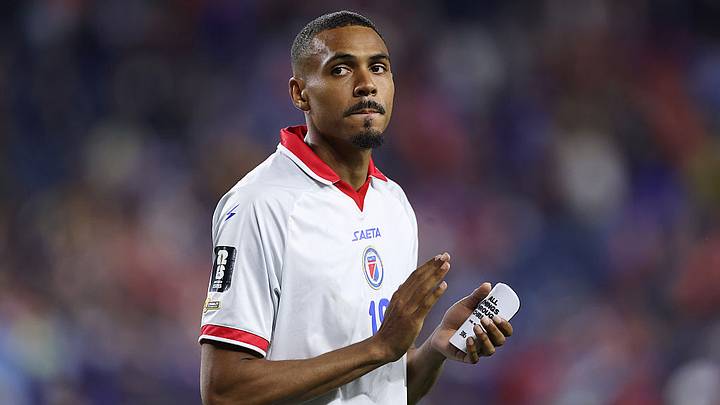 Wilson Isidor al final de la derrota de Haití ante Escocia. Wilson Isidor al final de la derrota de Haití ante Escocia.