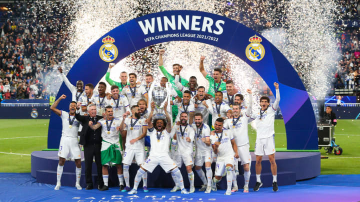 Marcelo, Thibaut Courtois, Daniel Carvajal, Eder Militao, David Alaba, Toni Kroos, Karim Benzema, Luka Modric, Federico Valverde, Vinicius Junior, Ferland Mendy, Andriy Lunin, Nacho Fernandez, Eden Hazard, Marco Asensio, Lucas Vazquez, Gareth Bale, Dani Ceballos, Rodrygo, Isco, Mariano, Eduardo Camavinga, Carlo Ancelotti