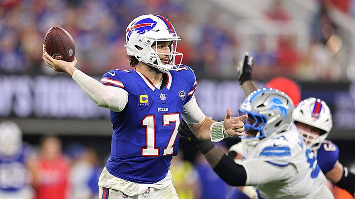 Josh Allen tuvo una noche de ensueño ante los Lions Josh Allen tuvo una noche de ensueño ante los Lions