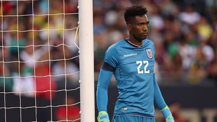 Domínguez, goleiro do Equador 