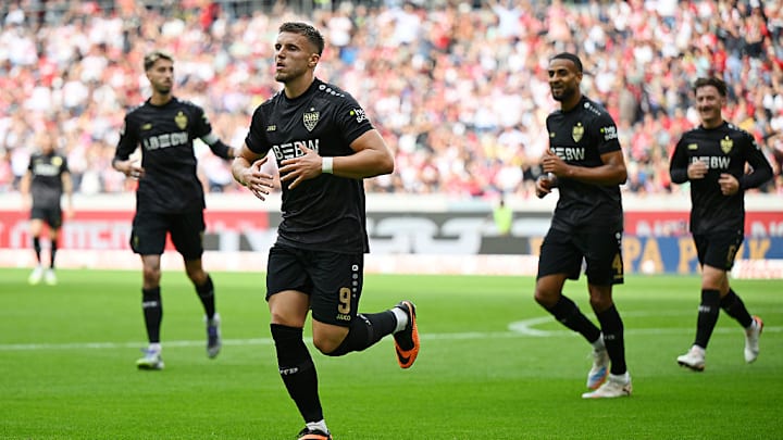 Da schien noch alles in Ordnung: Ermedin Demirovic beim Jubel über sein 1:0