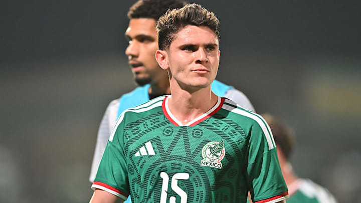 Israel Reyes, durante el amistoso entre México y Uruguay Israel Reyes, durante el amistoso entre México y Uruguay