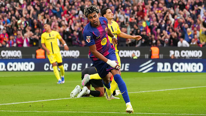 Lamine Yamal le anotó un triplete al Villarreal en la victoria de 4-1 sobre el Submarino Amarillo. Lamine Yamal le anotó un triplete al Villarreal en la victoria de 4-1 sobre el Submarino Amarillo.