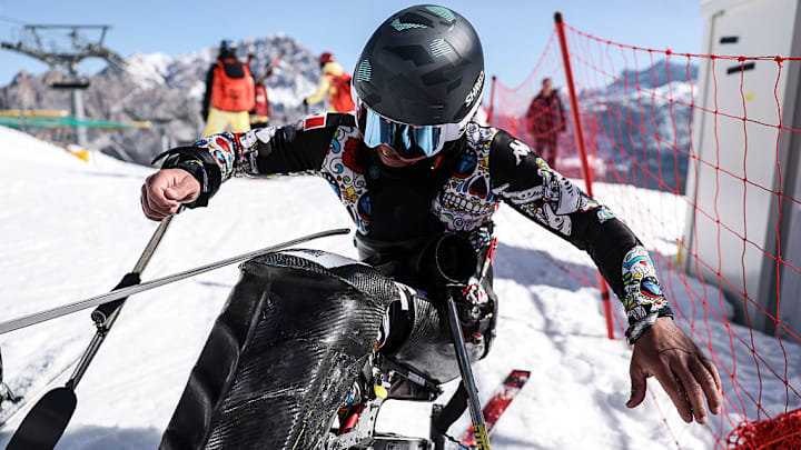 Arly Velasquez en los Juegos Olímpicos de Invierno de Milano-Cortina.