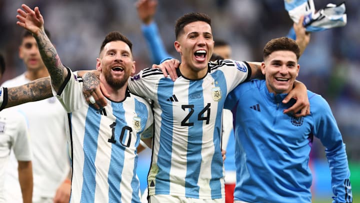 Lionel Messi, Enzo Fernandez, Julian Alvarez
