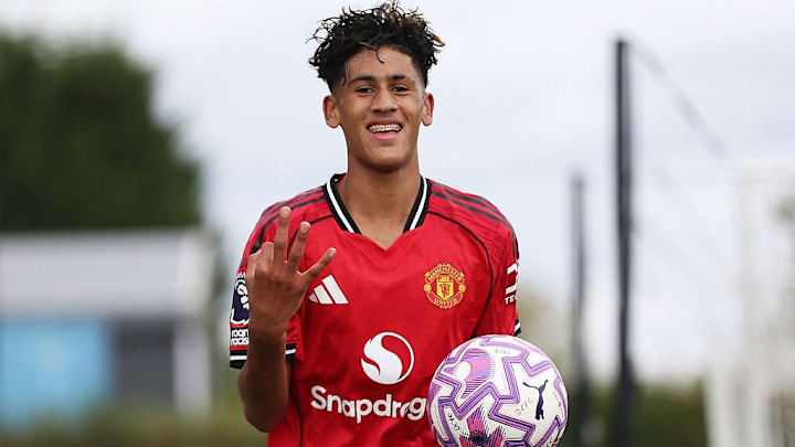 JJ Gabriel appeared in Man Utd training this week. JJ Gabriel appeared in Man Utd training this week.