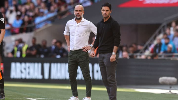 Mikel Arteta, Pep Guardiola