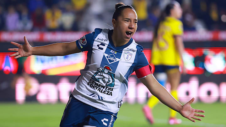 Charlyn Corral, delantera de las Tuzas del Pachuca