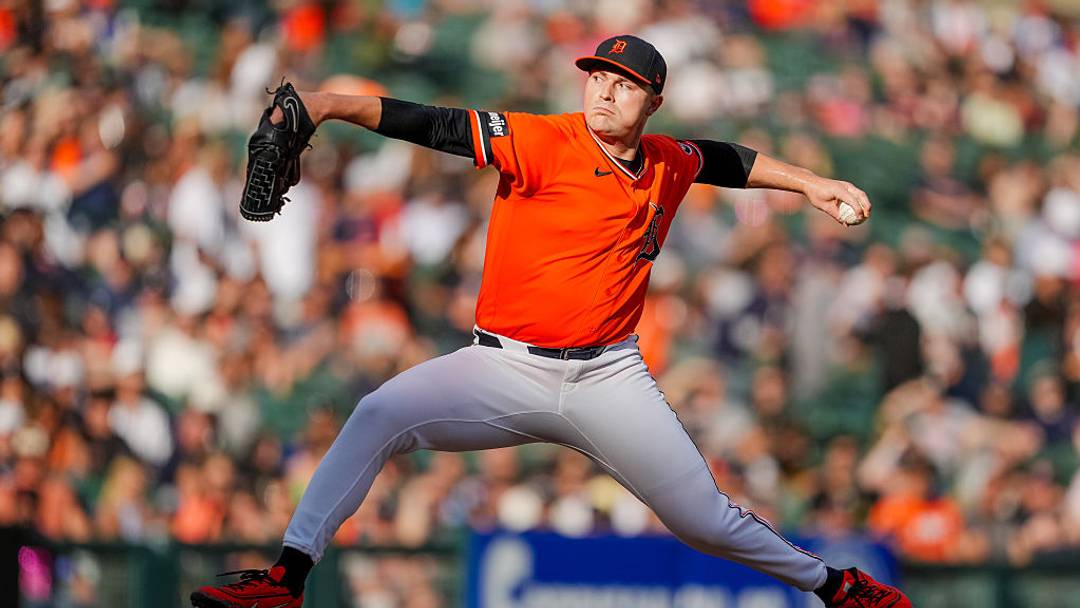 Tarik Skubal, pitcher de los Detroit Tigers.