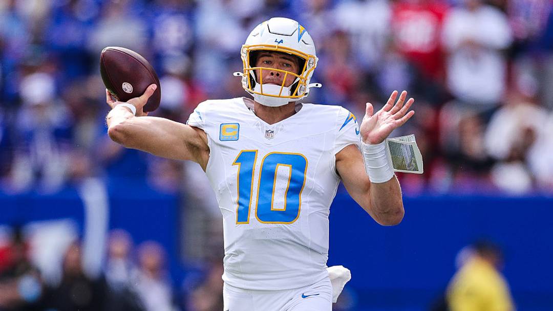 Justin Herbert, quarterback de Los Angeles Chargers. Justin Herbert, quarterback de Los Angeles Chargers.