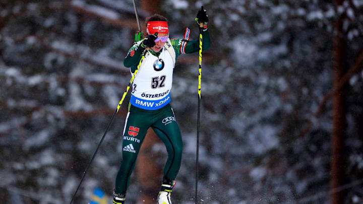 Laura Dahlmeier ganó el oro en sprint y en persecución, además del bronce individual, en los Juegos Olímpicos de Invierno de Pyeongchang en 2018.