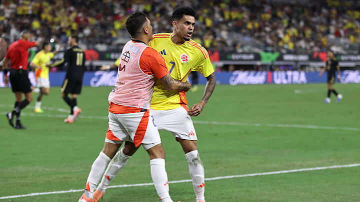 Luis Díaz anotó uno de los cuatro goles con el que Colombia derrotó a México. Luis Díaz anotó uno de los cuatro goles con el que Colombia derrotó a México.