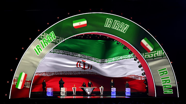 Irán, durante el pasado sorteo de la Copa del Mundo 2026.