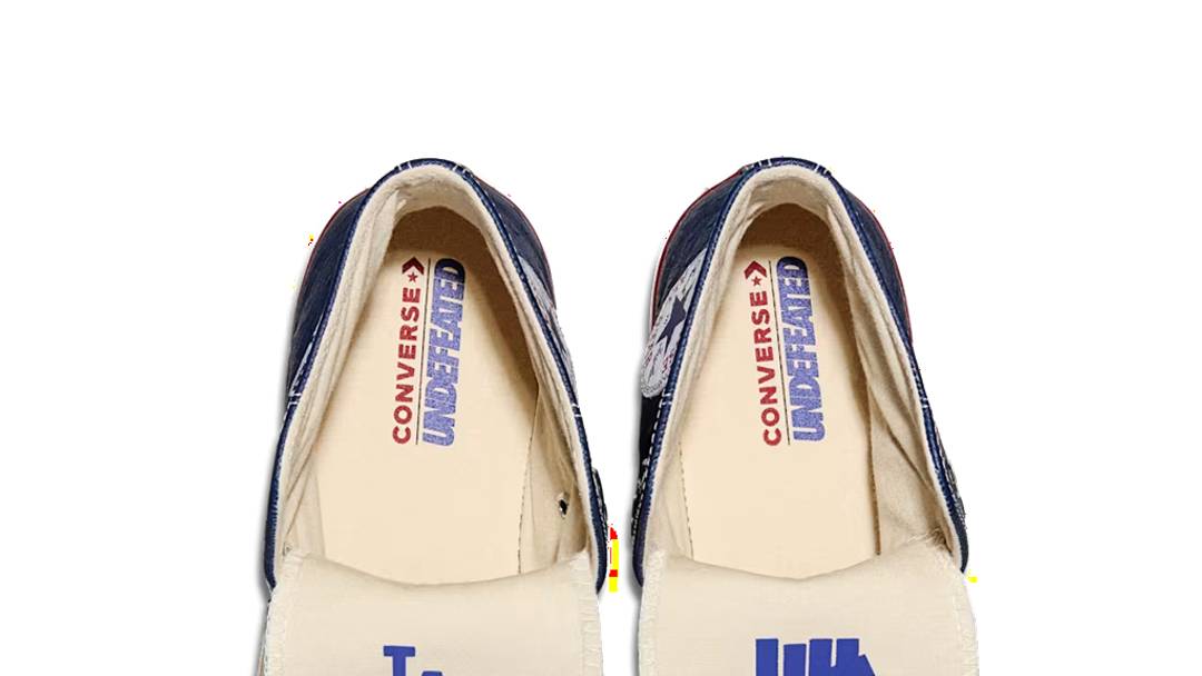 The Undefeated x Converse Chuck 70 'Dodgers' colorway.