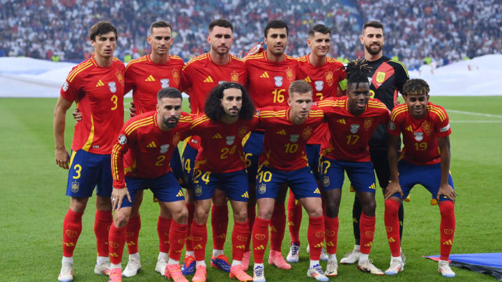 Aymeric Laporte, Robin Le Normand, Daniel Carvajal, Nico Williams, Unai Simon, Lamine Yamal, Rodri, Marc Cucurella, Alvaro Morata, Dani Olmo, Fabian Ruiz