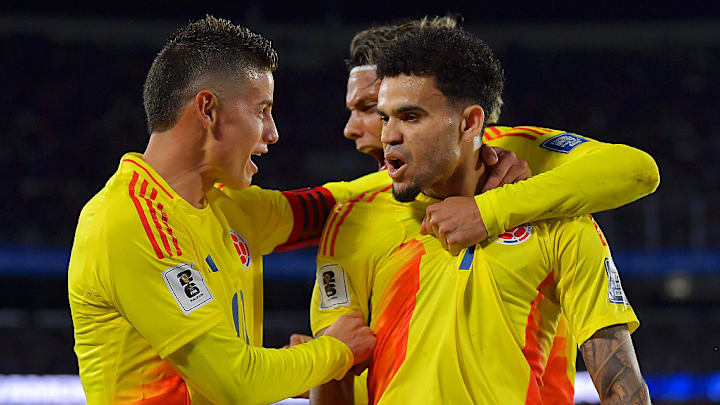 Luis Diaz (r.) ist auch im gelben Dress seines Heimatlandes erfolgreich.