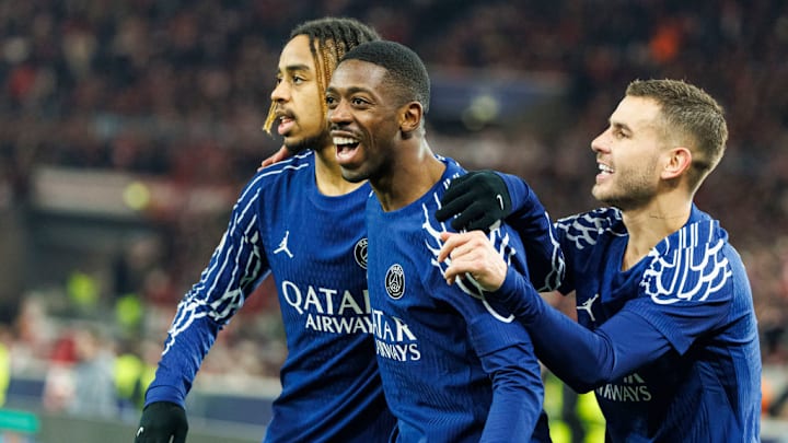 Bradley Barcola, Ousmane Dembélé, Lucas Hernández