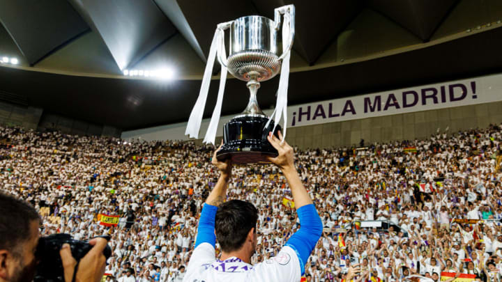 Thibaut Courtois, goleiro do Real Madrid em 2023