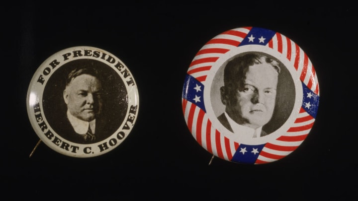 Hoover Campaign Buttons