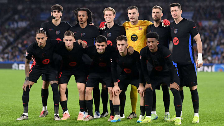 Alejandro Balde, Fermin Lopez, Frenkie De Jong, Inaki Pena