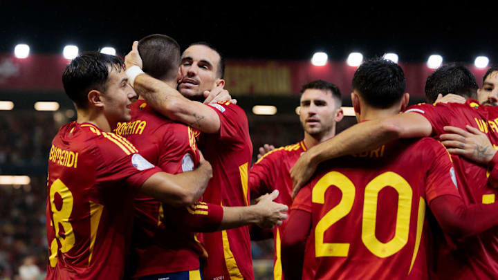 Alvaro Morata, Aymeric Laporte, Fabian Ruiz, Martin Zubimendi