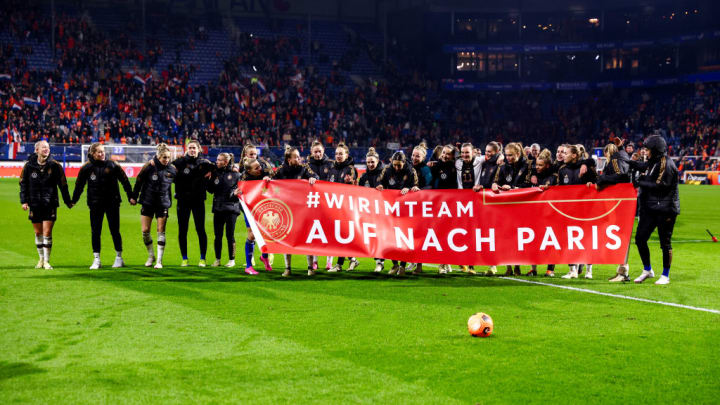 Kathrin Hendrich, Giulia Gwinn, Lena Oberdorf, Sjoeke Nusken, Alexandra Popp, Lea Schuller, Vivien Endemann, Klara Buhl