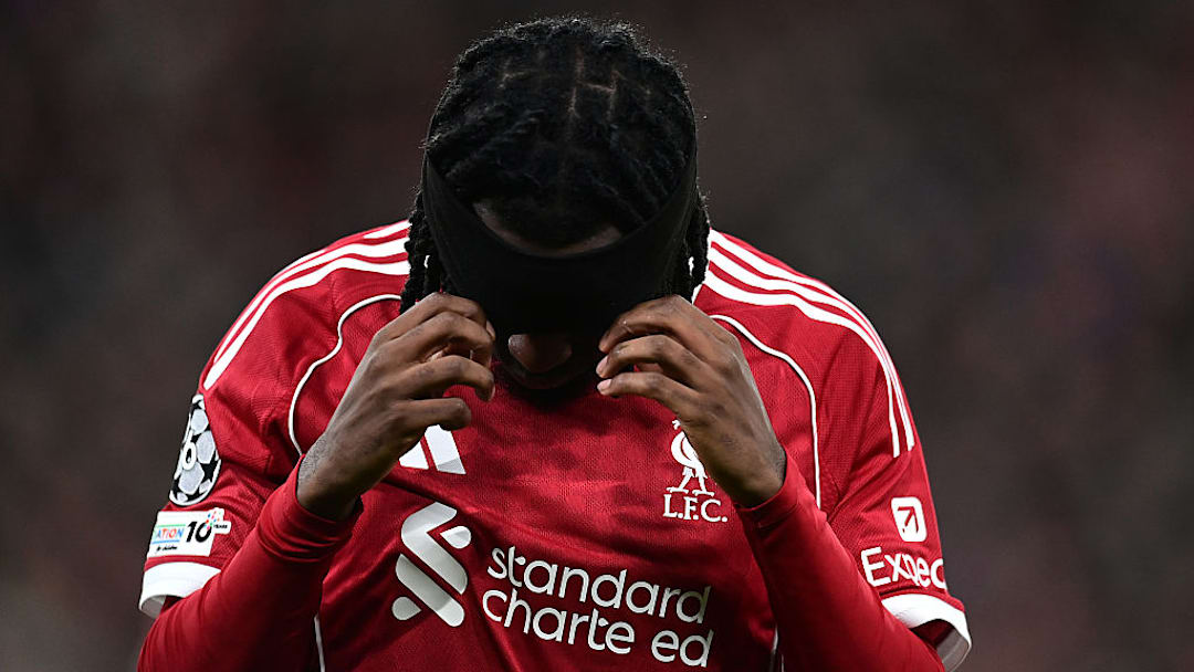 Jeremie Frimpong was distraught to leave the game.