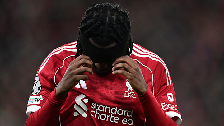 Jeremie Frimpong was distraught to leave the game.