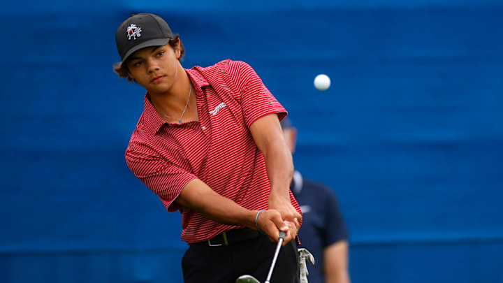 Charlie Woods, hijo de Tiger Woods, logró su primer título juvenil.