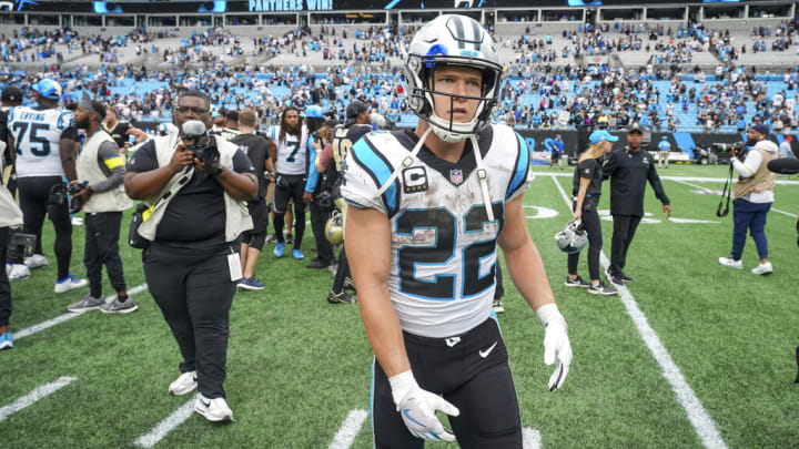 The latest Christian McCaffrey injury update clouds his Week 4 fantasy football outlook. The latest Christian McCaffrey injury update clouds his Week 4 fantasy football outlook.