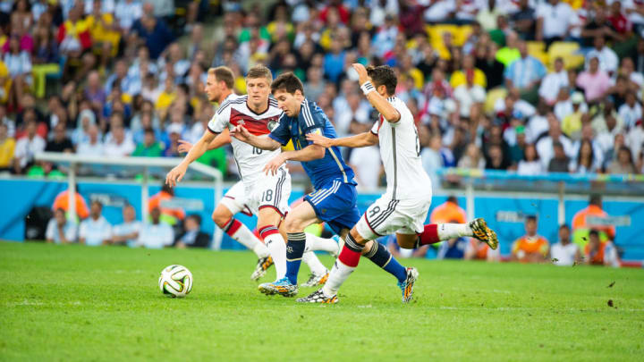 Lionel Messi Toni Kroos, Mesut Özil Argentina Final Copa do Mundo 2014 2022