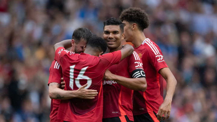 Amad Diallo, Casemiro, Ethan Wheatley, Mason Mount