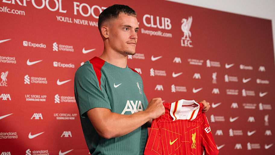 Florian Wirtz is officially a Liverpool player until 2030.  | Liverpool FC/Liverpool FC via Getty Images