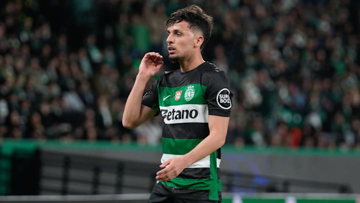 Gabriel Teixeira (Biel) of Sporting CP in action during the...