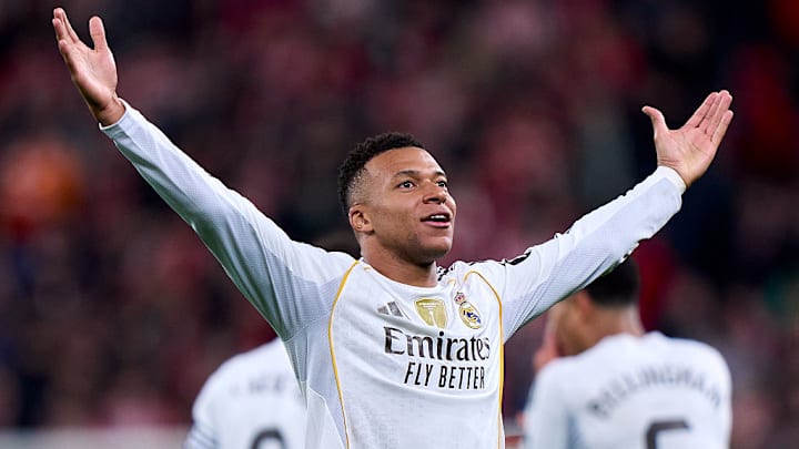 Kylian Mbappé has now scored 56 goals in 2025 for Real Madrid. Kylian Mbappé has now scored 56 goals in 2025 for Real Madrid.