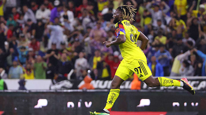 El delantero francés Allan Saint-Maximin debutó con América y lo hizo con gol ante el Atlas.