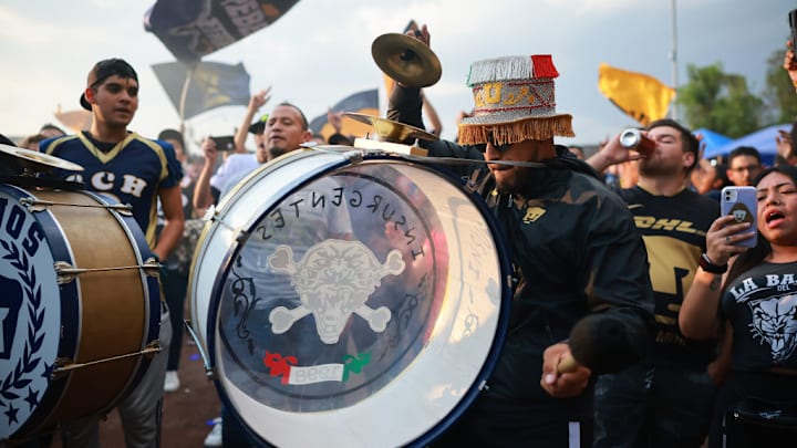 La afición de los Pumas, una de las más pasionales de la Liga MX.