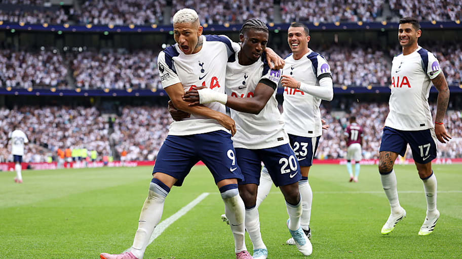 Mohammed Kudus and Richarlison combined to help Tottenham Hotspur down Burnley. | Justin Setterfield/Getty Images