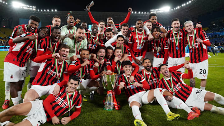 AC Milan wins the Italian Super Cup Final