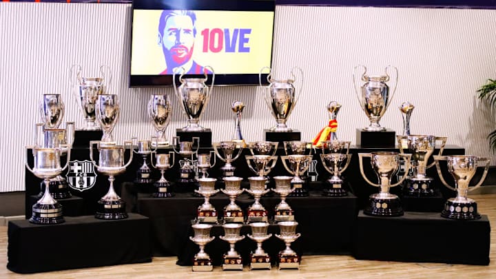 Lionel Messi of Barcelona Press Conference