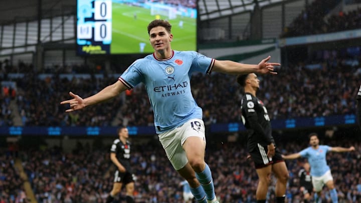 Julián Álvarez, atacante do Manchester City 