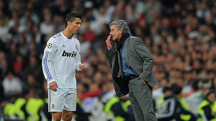 Cristiano Ronaldo y José Mourinho en el Real Madrid. Cristiano Ronaldo y José Mourinho en el Real Madrid.