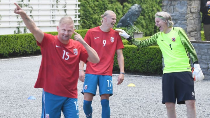 Erling Braut Håland, Alfie Haaland, Jan-Age Fjortoft