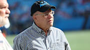 CHARLOTTE, NC - NOVEMBER 24: Carolina Panthers owner David Tepper during an NFL football game between the Kansas City Chiefs and the Carolina Panthers on November 24, 2024 at Bank of America Stadium in Charlotte, N.C.