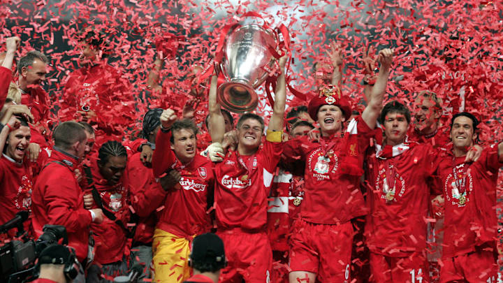 Steven Gerrard, John Arne Riise, Xabi Alonso, Luis Garcia