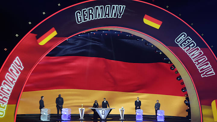Momento en el que Alemania salió en el sorteo del Mundial 2026.