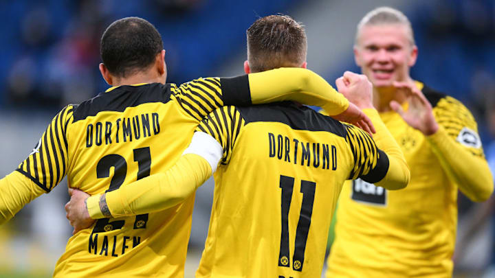 Donyell Malen, Marco Reus, Erling Haaland